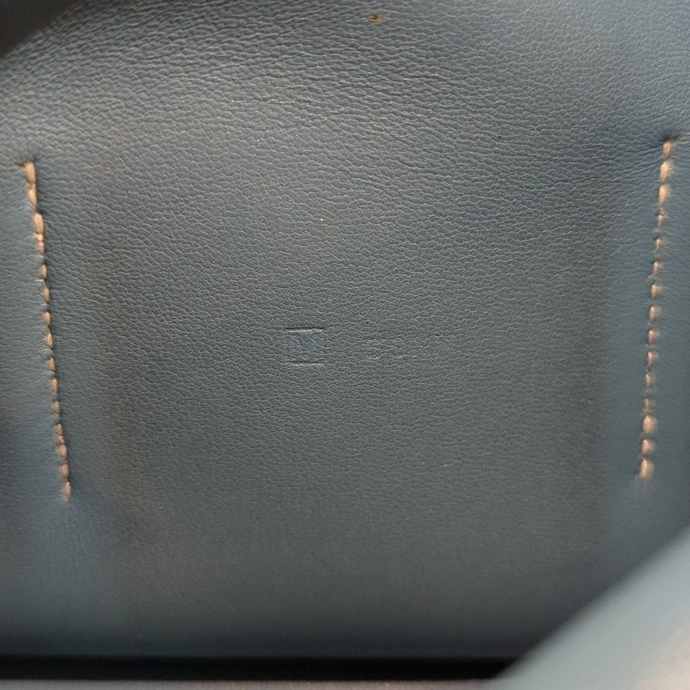 Hermès Dogon Duo Wallet Blue Jean Togo - Picture 13 of 14